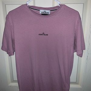 Stone Island Pink T Shirt